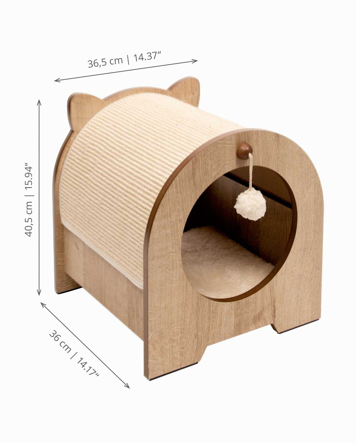 PREMIUM CAT FURNITURE MINOU - POPLAR (4605519626293)