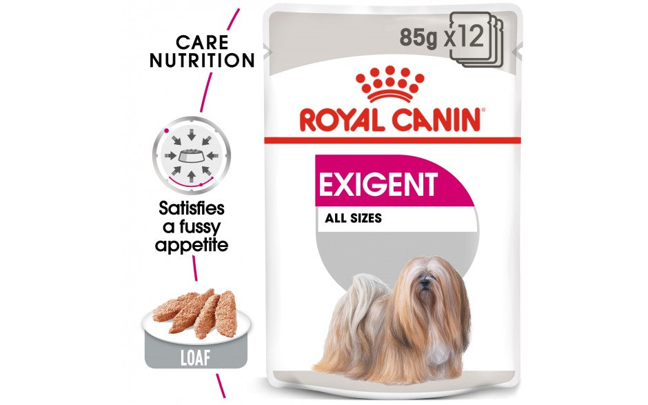 *CANINE CARE NUTRITION EXIGENT (WET FOOD) - 12 POUCHES