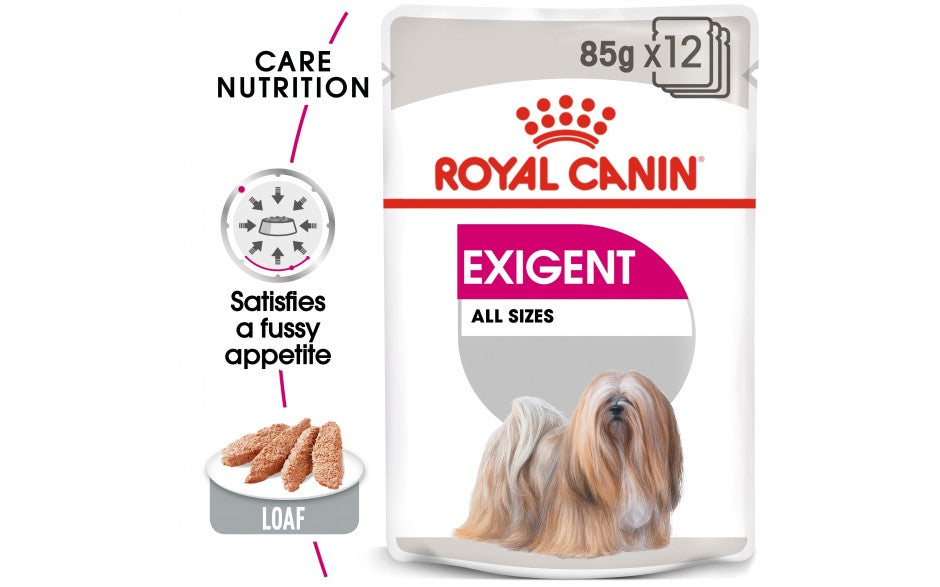 CANINE CARE NUTRITION EXIGENT (WET FOOD) - 12 POUCHES