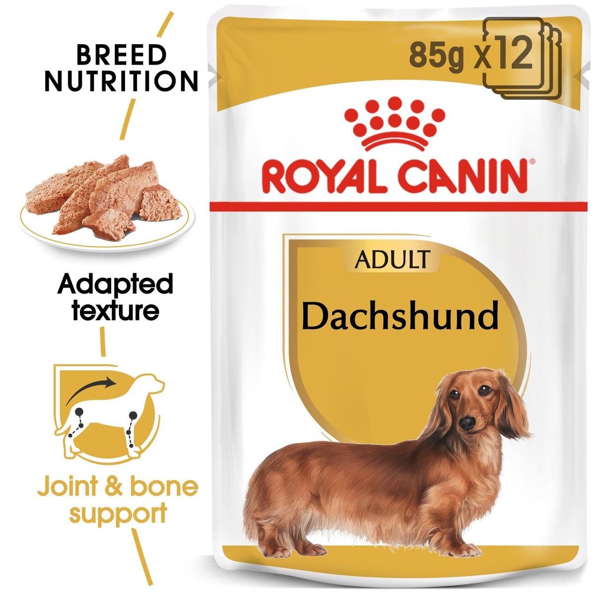 BREED HEALTH NUTRITION DACHSHUND ADULT (WET FOOD - POUCHES) (4597813182517)