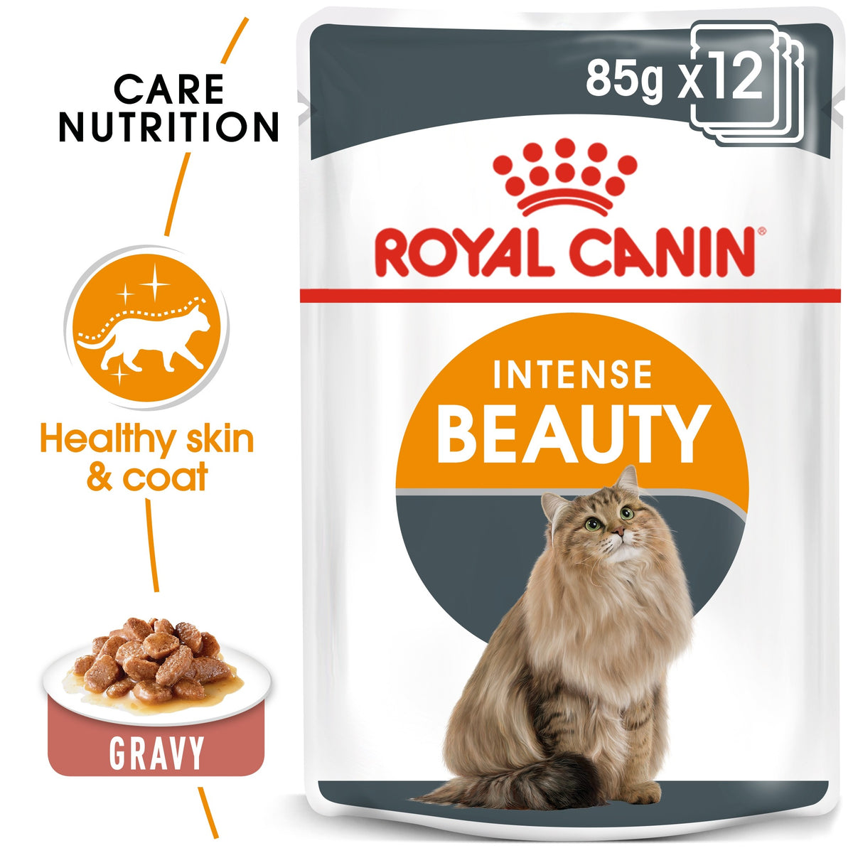 FELINE CARE NUTRITION INTENSE BEAUTY GRAVY (WET FOOD - POUCHES) (4599524655157)