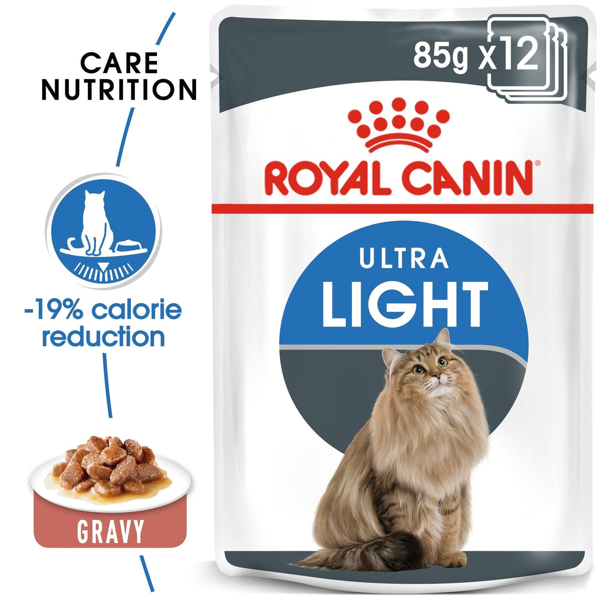 FELINE CARE NUTRITION LIGHT ULTRA GRAVY (WET FOOD - POUCHES) (4599526424629)