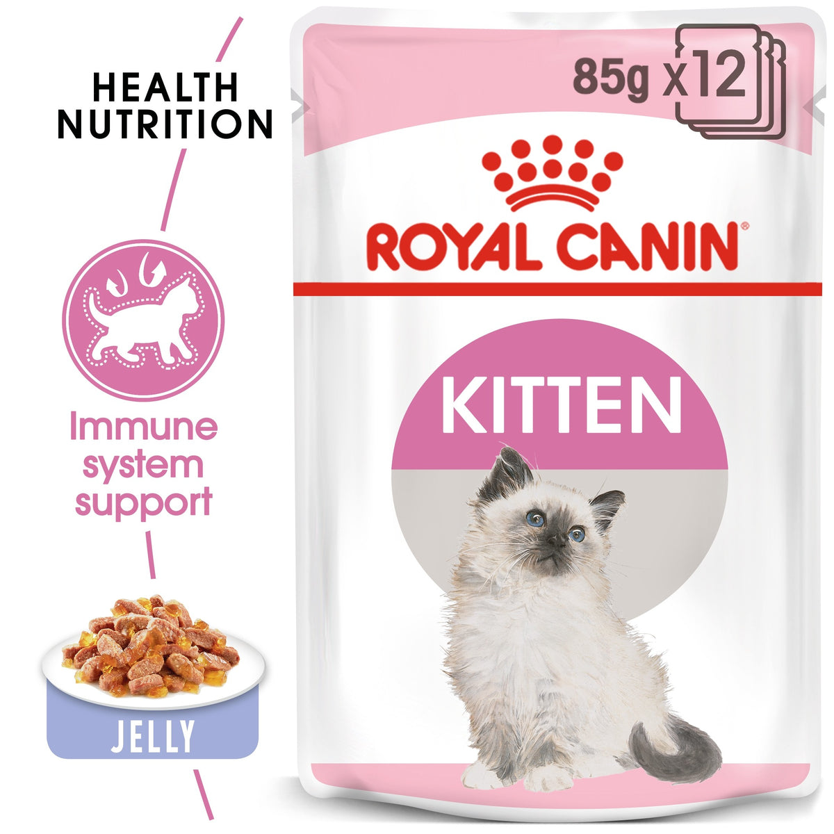 FELINE HEALTH NUTRITION KITTEN JELLY (WET FOOD - POUCHES) (4599674208309)