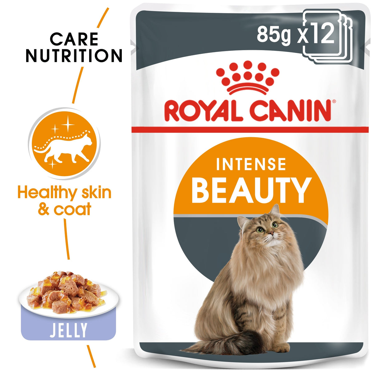 FELINE CARE NUTRITION INTENSE BEAUTY JELLY (WET FOOD) - 12 POUCHES