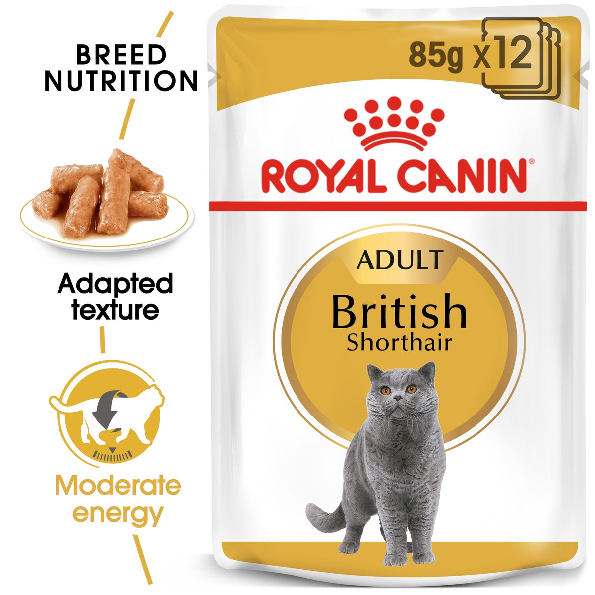 FELINE BREED NUTRITION BRITISH SHORTHAIR (WET FOOD - POUCHES) (4598982639669)