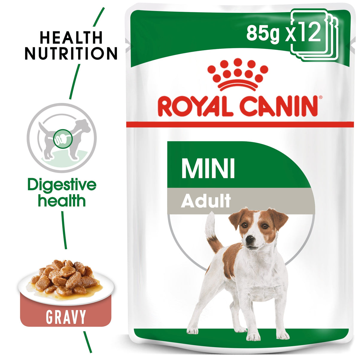 SIZE HEALTH NUTRITION MINI ADULT (WET FOOD - POUCHES) (4598914809909)