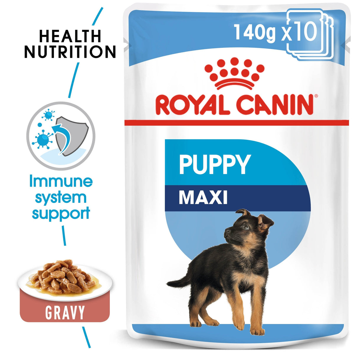 SIZE HEALTH NUTRITION MAXI PUPPY (WET FOOD - POUCHES) (4598849601589)