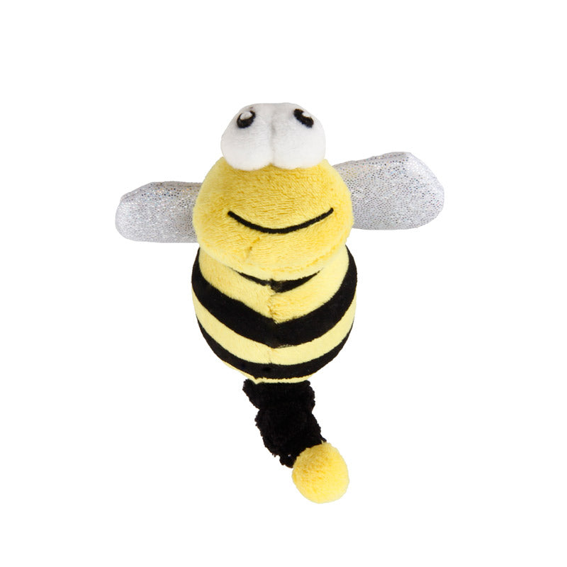 Vibrating Running Bee with Catnip inside – Yellow