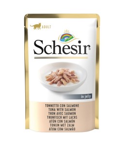 Schesir Cat Pouch Jelly Tuna With Salmon 85gm