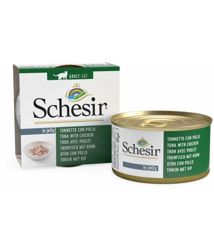 *Schesir Cat Wet Food-Tuna With Chicken Fillets