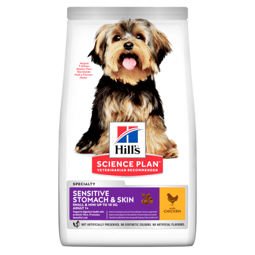 Science Plan Sensitive Stomach & Skin Small & Mini Adult Dog Food With Chicken (1.5kg) (4595880984629)