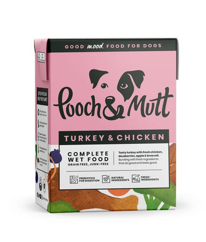 Pooch & Mutt Turkey & chicken Dog Wet Food (375g)