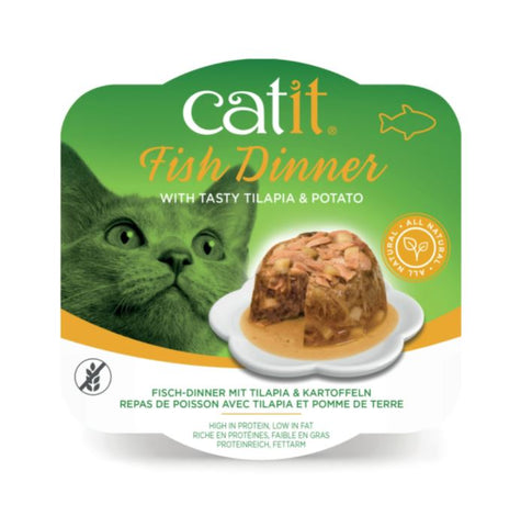 CATIT FISH DINNER, TILAPIA & POTATO 80 G