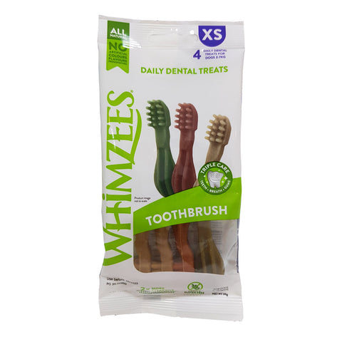 *Toothbrush Star XSmall Mix Brown / Green / Orange (4pcs)