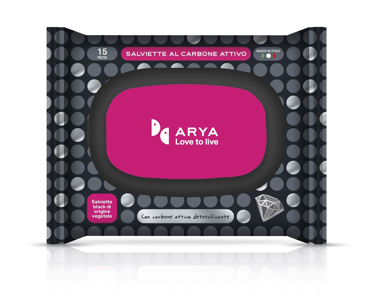 *ARYA WET WIPES WITH ACTIVE CARBON