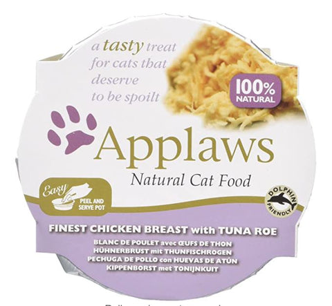 Applaws Cat Chicken Breast with Tuna Roe Pot
