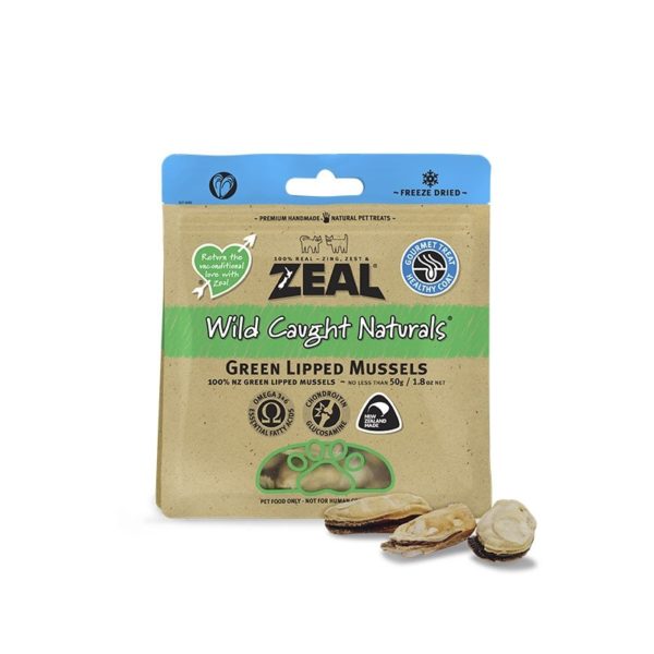 *Zeal Wild Caught Green Lipped Mussels 50g