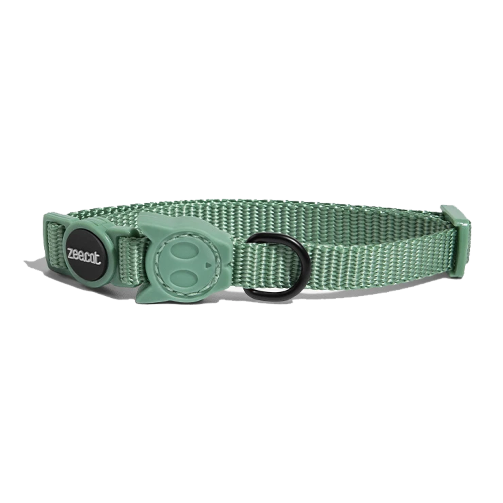 *Zee.Cat Army Green Cat Collar