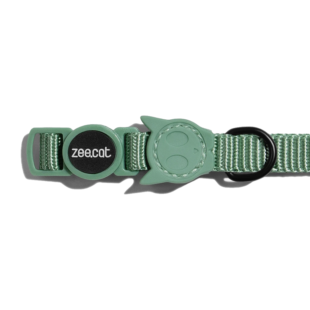 *Zee.Cat Army Green Cat Collar