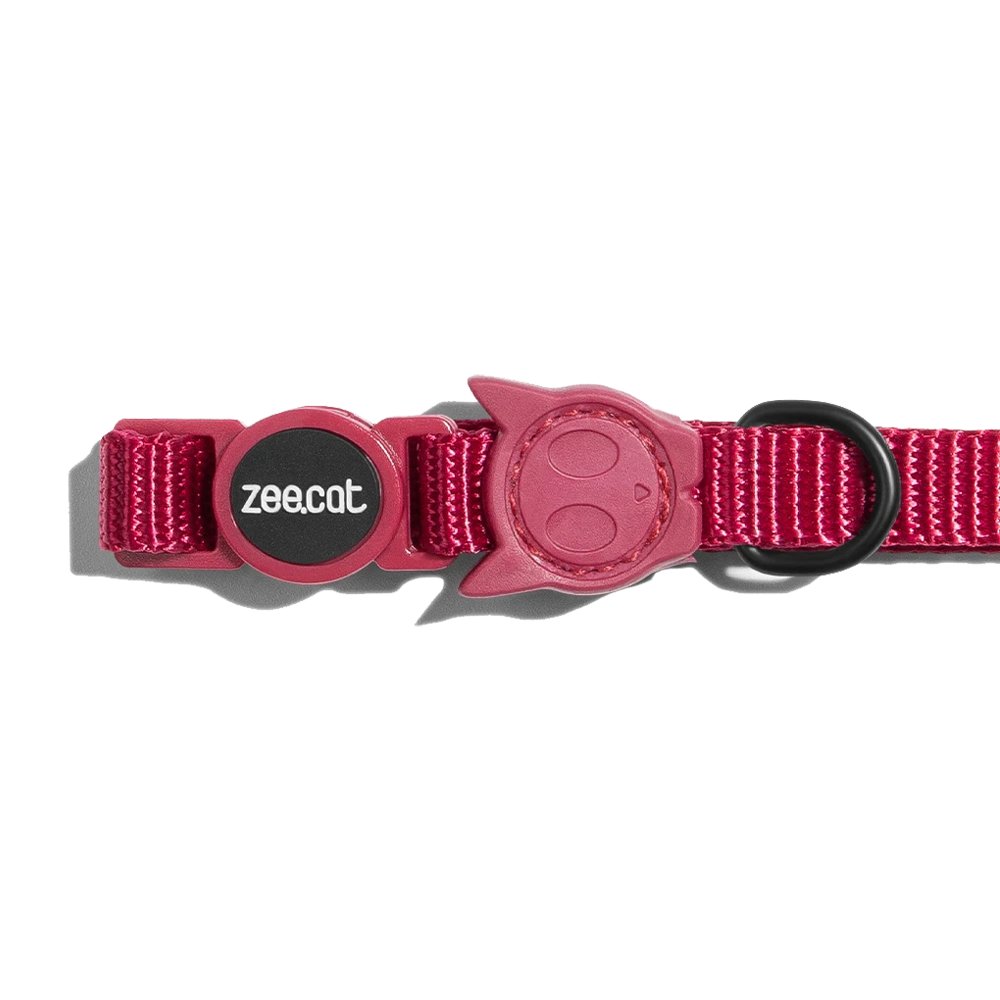 *Zee.Cat Bordeau Cat Collar