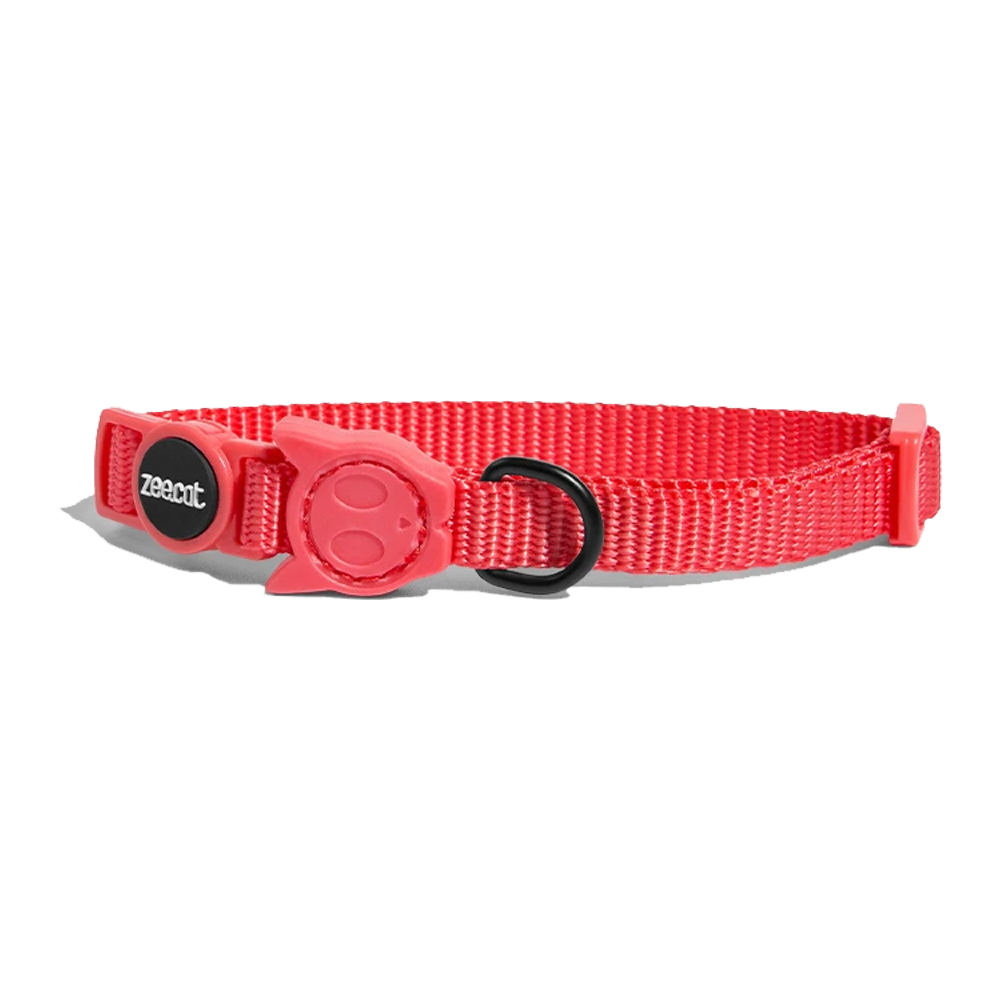 *Zee.Cat Neon Coral Cat Collar