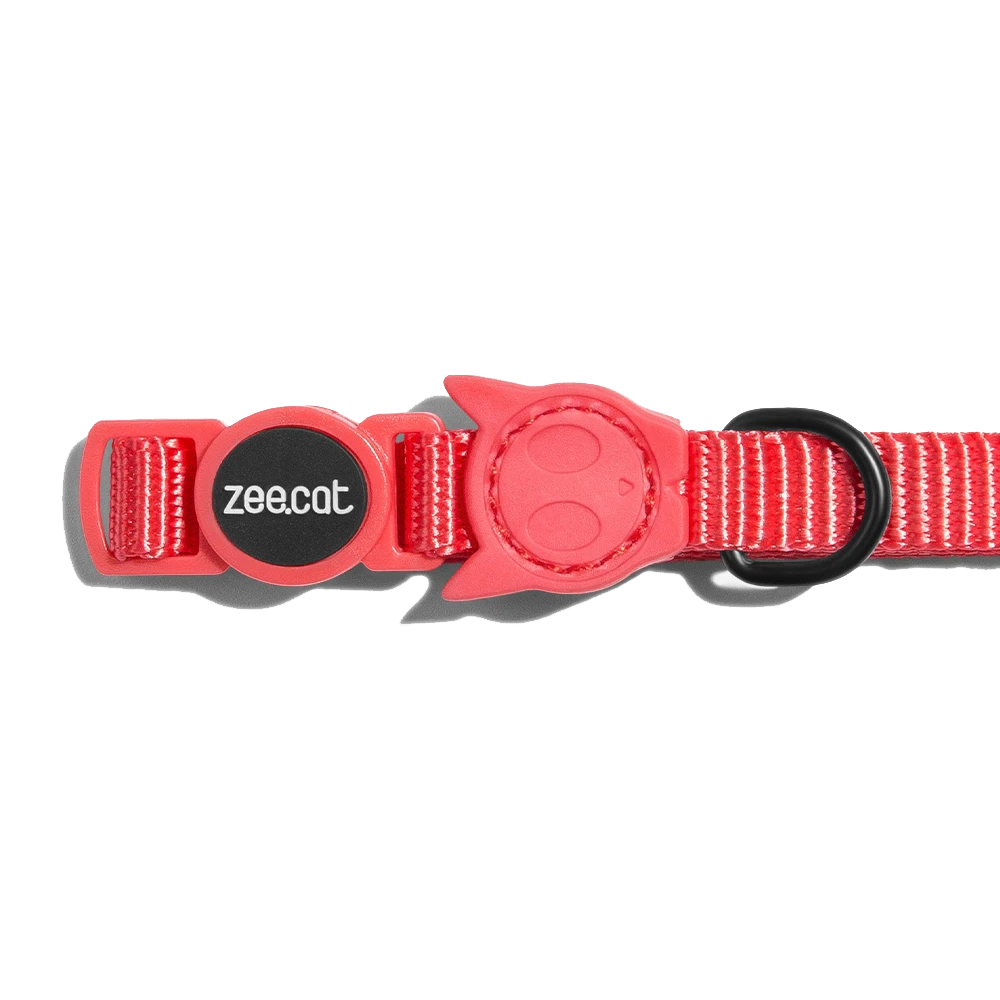 *Zee.Cat Neon Coral Cat Collar