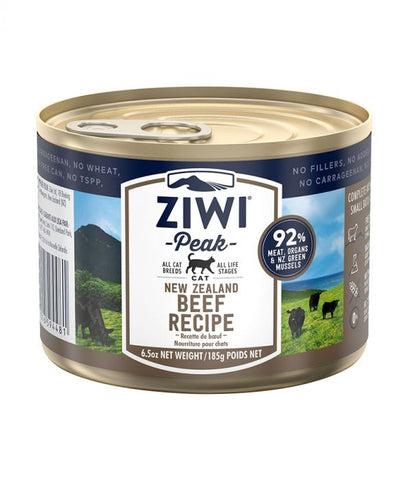 ZiwiPeak Beef Recipe Canned Cat Food (185g)