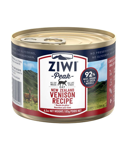ZiwiPeak Venison Recipe Canned Cat Food (185g)